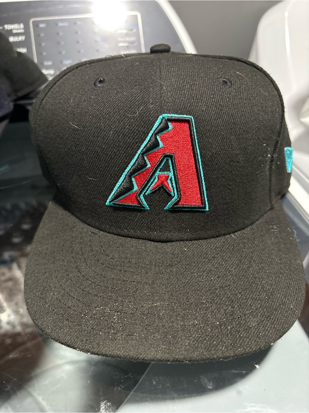 Arizona Diamondbacks Black Cap with Red & Teal Logo